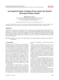 An Empirical Study of Option Prices under the Hybrid Brownian