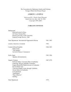 Antippas, Andrew F. - Association for Diplomatic Studies and Training