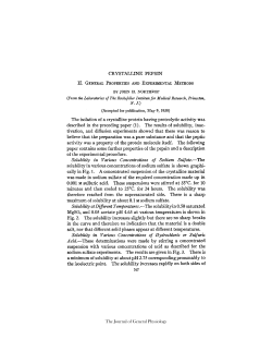 2v. j.) Solubility in Various Concentrations of Sodium Sulfate.-