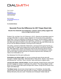 Seconds Prove the Difference for 2017 Super Bowl Ads