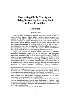 Everything Old Is New Again: Fixing Sentencing by