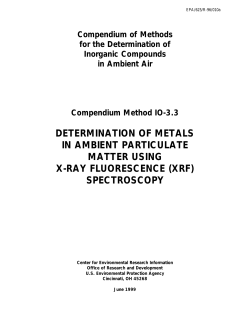 determination of metals in ambient particulate matter using - CLU-IN