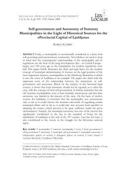 Print this article - Lex localis - Journal of Local Self
