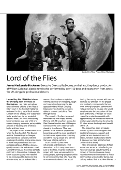 Lord of the Flies - Foundation for Community Dance
