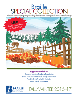 SPECIAL COLLECTION SPECIAL COLLECTION