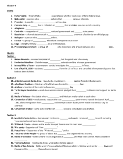 Chapter 9 Define 1. States` rights &ndash; Theory that a