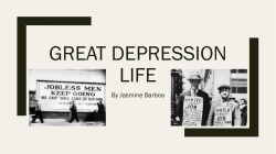 Great Depression Life