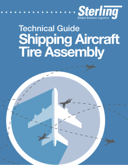 Technical Guide Shipping Aircraft Tire Assembly
