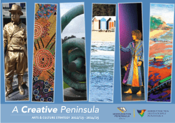 A Creative Peninsula - Mornington Peninsula Shire