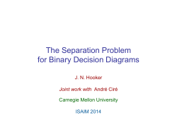 The Separation Problem for Binary Decision Diagrams