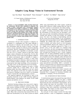 Adaptive Long Range Vision in Unstructured Terrain