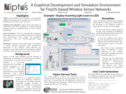 Highlights Viptos Harvest Tools Background nesC Code Generation