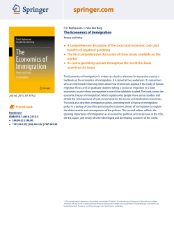 The Economics of Immigration