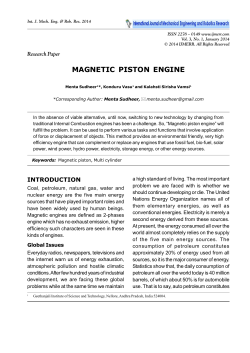 magnetic piston engine