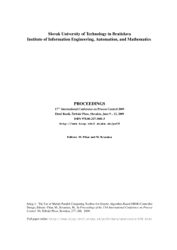 The Use of Matlab Parallel Computing Toolbox for Genetic Algorithm