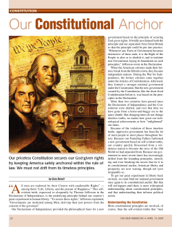 Our Constitutional Anchor - morganhighhistoryacademy.org
