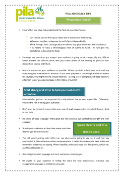 Speak clearly and at a steady pace.