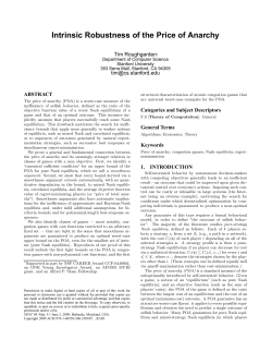 Intrinsic Robustness of the Price of Anarchy