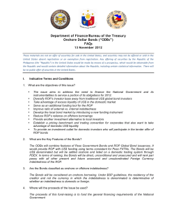 Onshore Dollar Bonds FAQs for investors