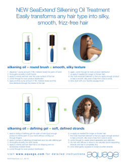 NEW SeaExtend&reg; Silkening Oil Treatment Easily