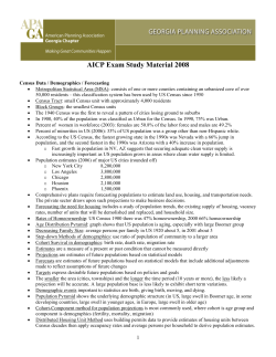 AICP Exam Study Material 2008 - Georgia Planning Association