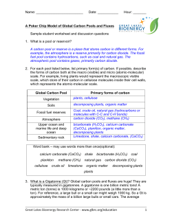 Name: Date: ______ Hour: ______ Great Lakes Bioenergy