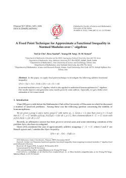 A Fixed Point Technique for Approximate a Functional Inequality in