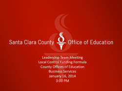 Local Control Funding Formula PowerPoint