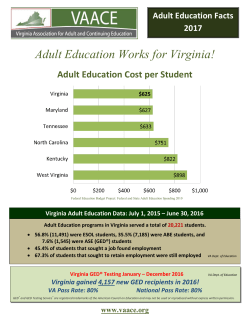 Adult Education Cost per Student