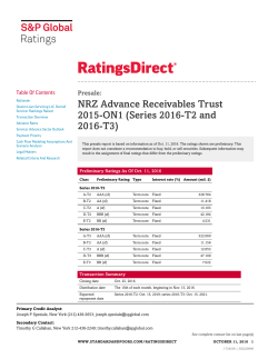 NRZ Advance Receivables Trust 2015-ON1 (Series