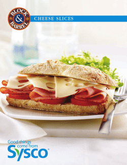cheese slices - Sysco Calgary