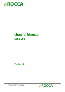 User`s Manual