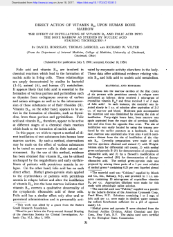 MARROW dine, from these purines and pyrimidines. Folic
