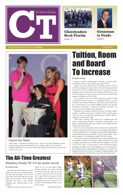 Tuition, Room and Board To Increase