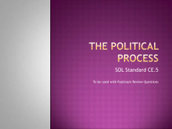 CE.5 The Political Process