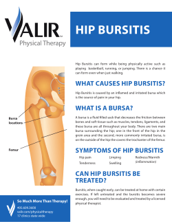 Hip Bursitis.indd