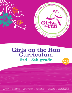 a Sample Girls on the Run Lesson - Girls on the Run of Stark County