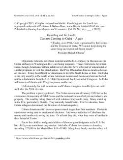 Casinos Coming to Cuba &ndash; Again