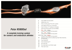 Polar RS800sd
