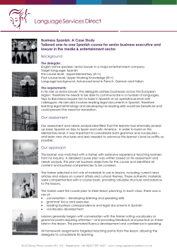 Flexible Individual Spanish