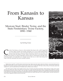 From Kanas&iacute;n to Kansas - Kansas Historical Society