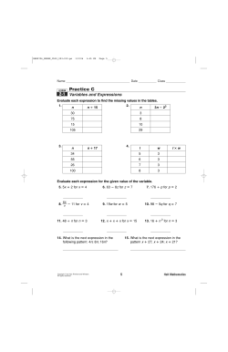 Practice C 2-1