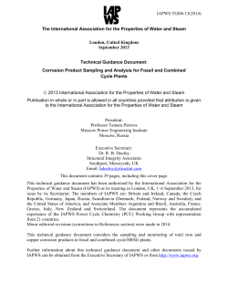 Corrosion Product Sampling and Analysis for Fossil and Combined