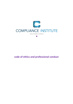 code of ethics and professional conduct