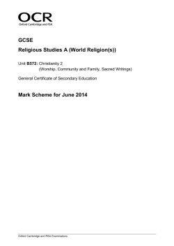 Unit B572 - Christianity 2
