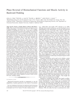 Phase Reversal of Biomechanical Functions and Muscle Activity in