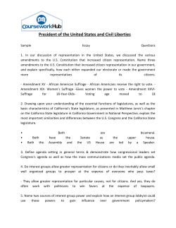 President of the United States and Civil Liberties