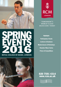 events - Royal College of Music