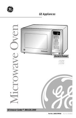 Microwave Oven - GE Appliances