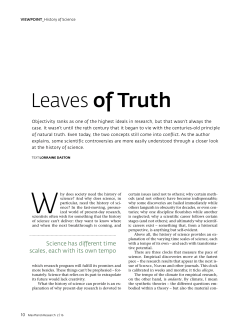Leaves of Truth - Max-Planck